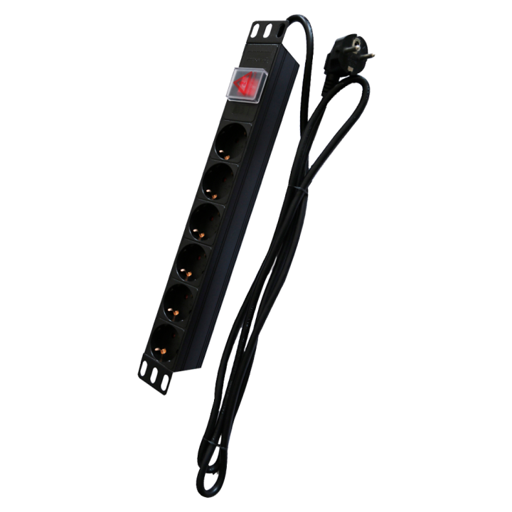 MARCA BLANCA PDU-6P1U-SWITCH 1U 19" PDU