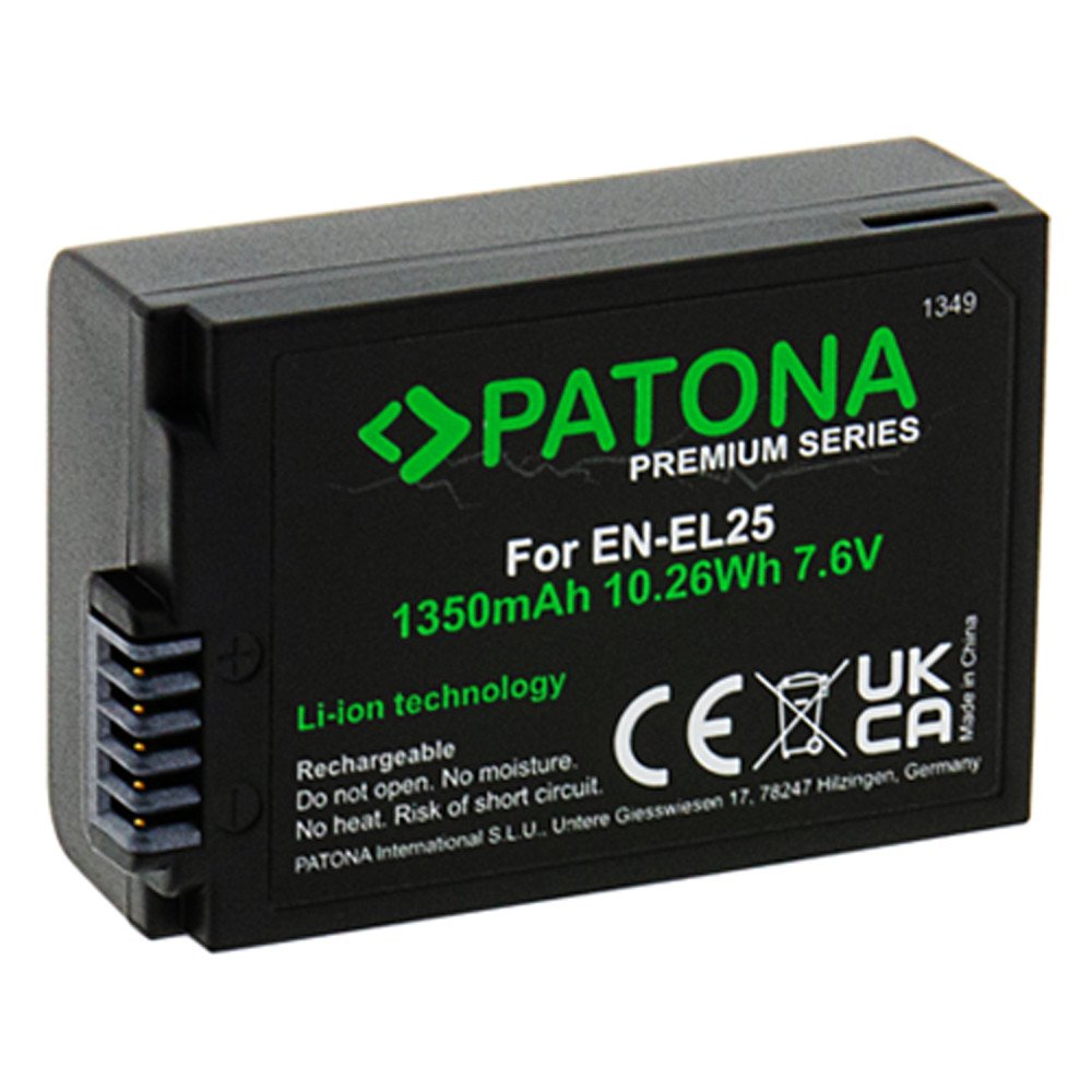 Akumuliatorius Nikon EN-EL25 1280mAh Li-Ion Premium Z50 / Z fc