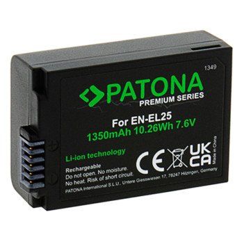 Akumuliatorius Nikon EN-EL25 1280mAh Li-Ion Premium Z50 / Z fc