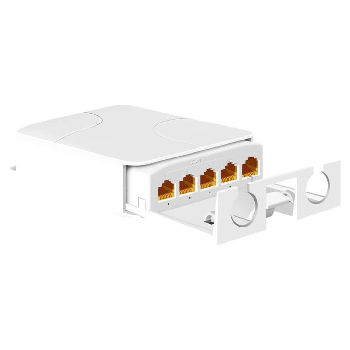 MARCA BLANCA POEXT-4GE-OUT PoE pagarinātājs 4 porti Gigabit