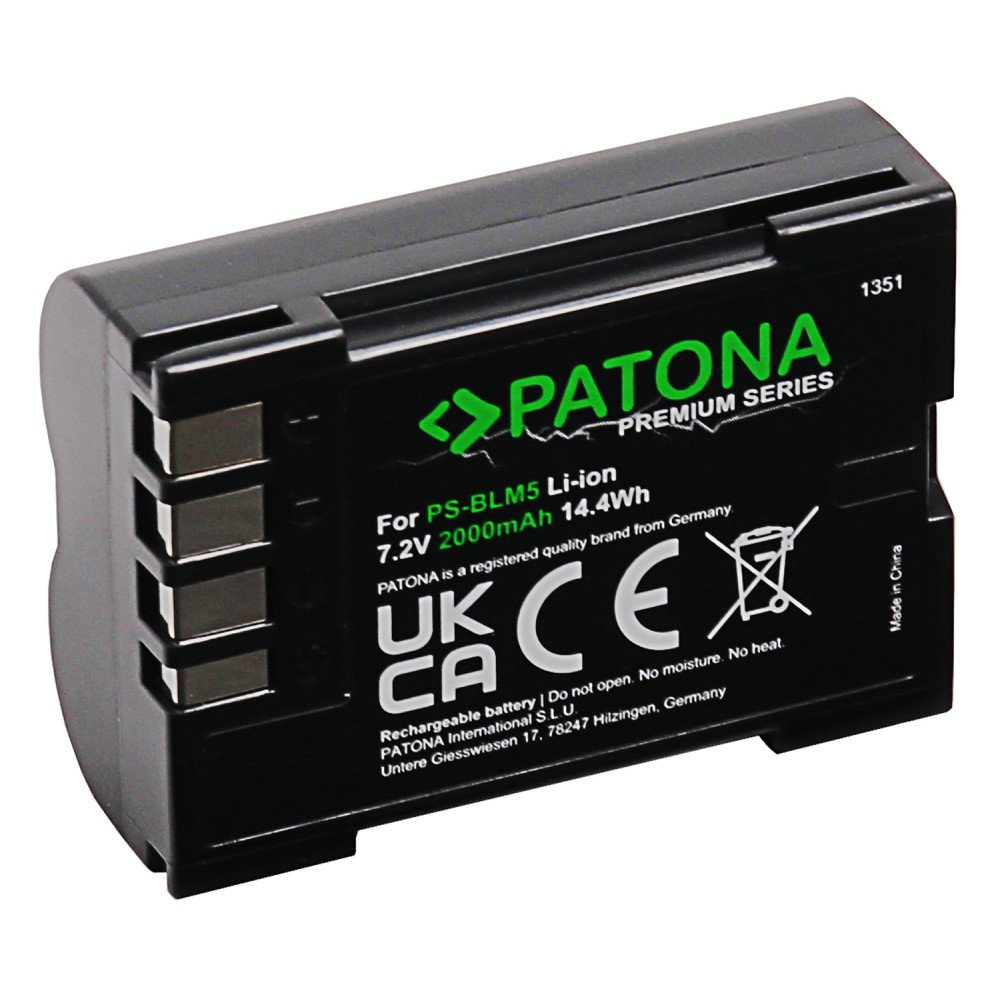 Baterija Olympus BLM1/BLM5 2000mAh Li-Ion 7,2V Premium