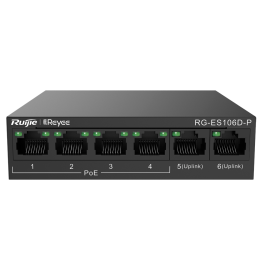 PoE коммутатор REYEE RG-ES106D-P, 5 портов, 10/100Mbps