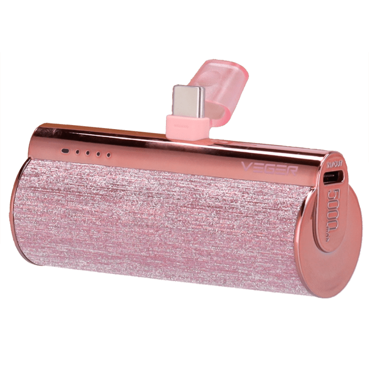 VEGER VG-W0573-R Powerbank 5000 mAh Pink