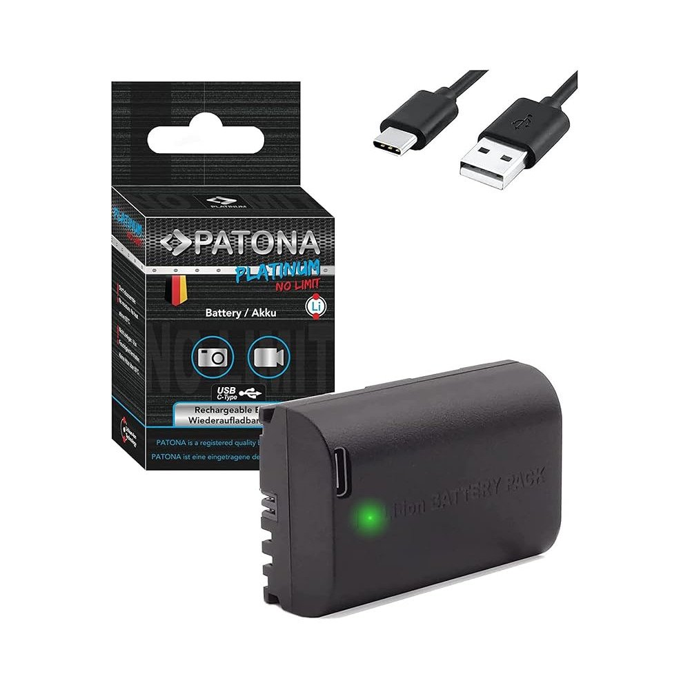 Aku Canon LP-E6 2250mAh Li-Ion Platinum USB-C charging