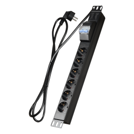 MARCA BLANCA PDU-6PN PDU - 6 Pistorasiaa, 19" Teline