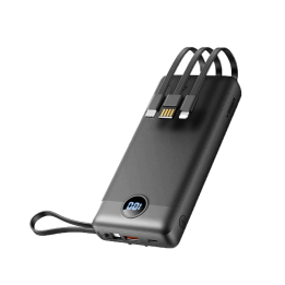VEGER VG-W2047 Powerbank 10001mAh Musta - Kannettava Laturi