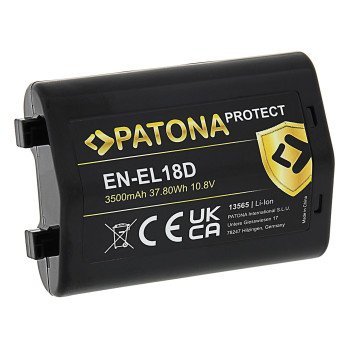 Aku Nikon EN-EL18D 3500 mAh Li-Ion 10,8 V Protect D6/Z9