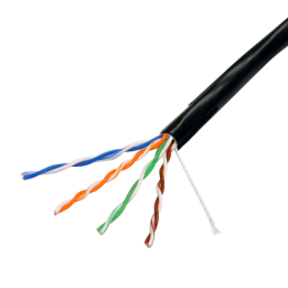 SAFIRE UTP6-100-OUTDOOR-CCA Cat6 Outdoor Bulk Cable 100m Black