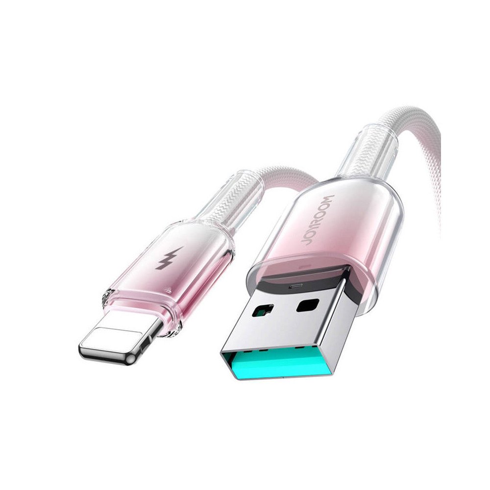 USB-A Lightning Joyroom S-A42 kaabel 3A 1,2m valge
