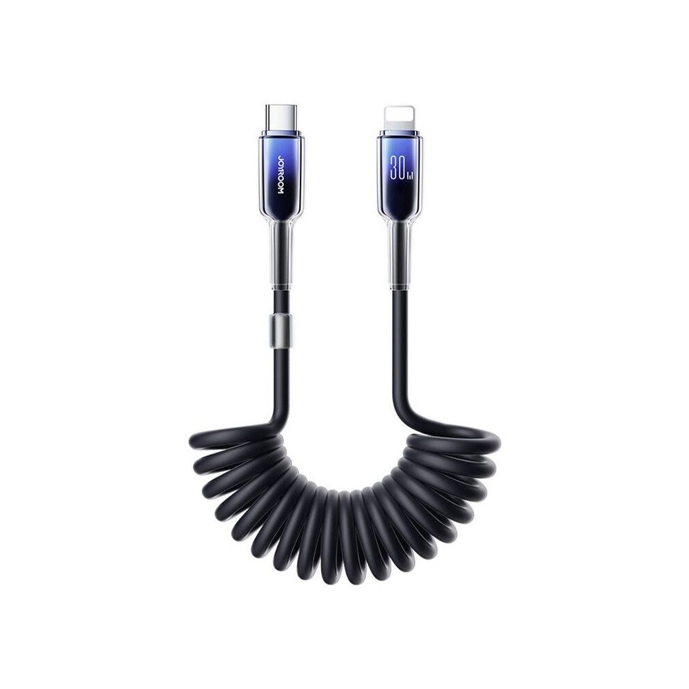 USB-C-kaapeli Lightning Joyroom S-A43 30W 1,5m (musta)