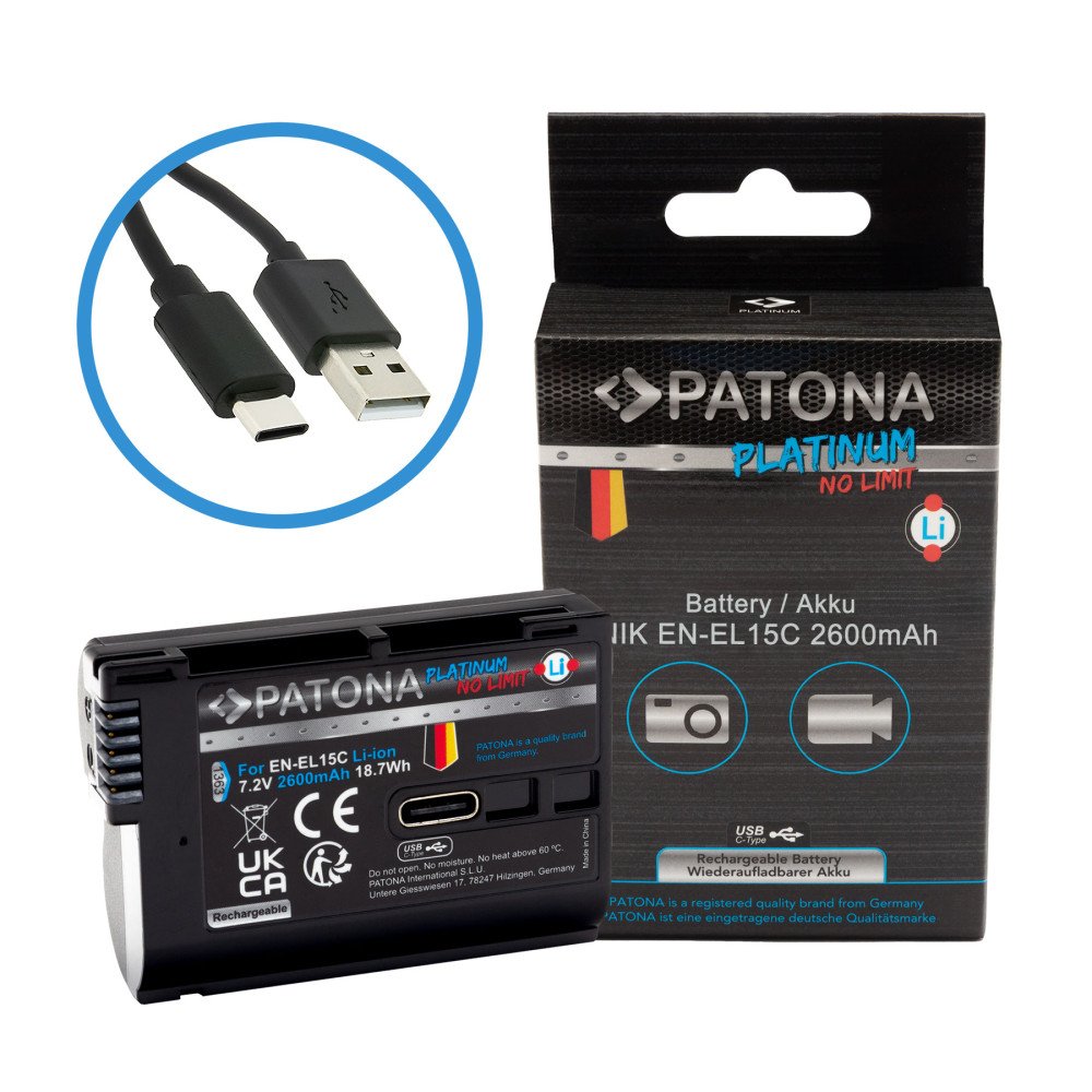 Battery Nikon EN-EL15C 2600mAh Li-Ion Platinum