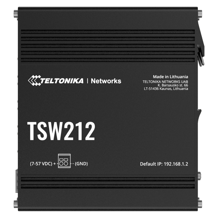 Teltonika TK-TSW212 5-портовый Gigabit PoE+ коммутатор
