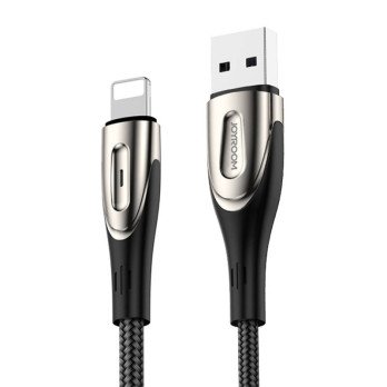 USB-kaapeli Lightning Joyroom Sharp S-M411 2.4A, 3m (musta)