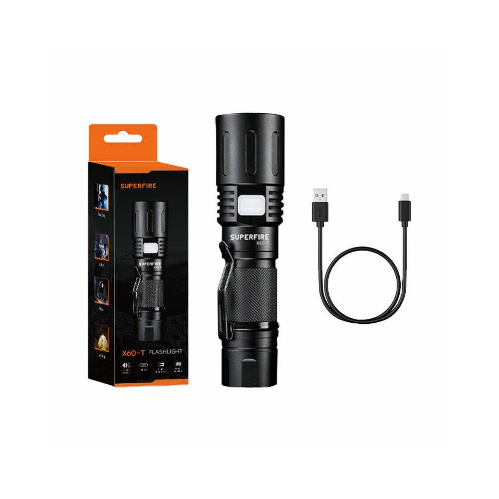 Zibintuvelis Superfire X60-T, 1500lm, USB