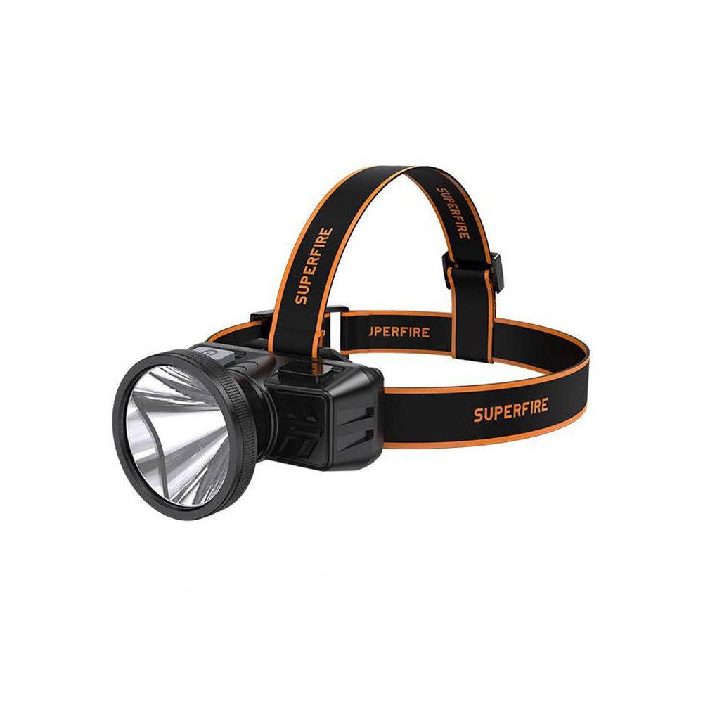 Superfire HL51 galvena luktura zibspuldze, 160 lm, mikro USB, 4 rezimi, 300 m