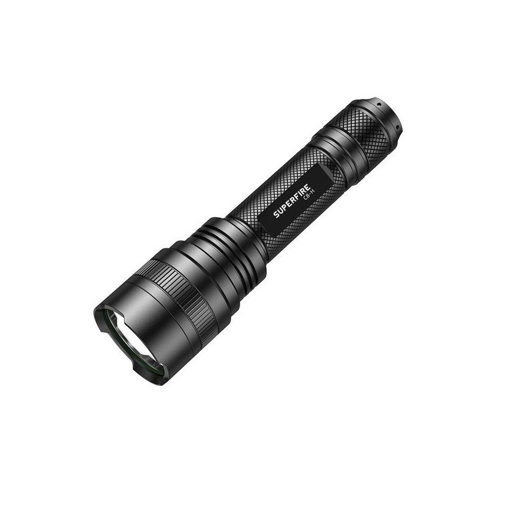 Superfire C8-H taskulamppu 1200 lm, USB, 250 m, 5 tilaa