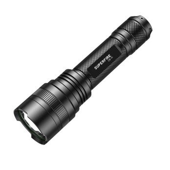 Superfire C8-H taskulamppu 1200 lm, USB, 250 m, 5 tilaa