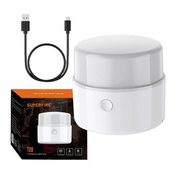 Matkalamp Superfire T20, 180lm, USB