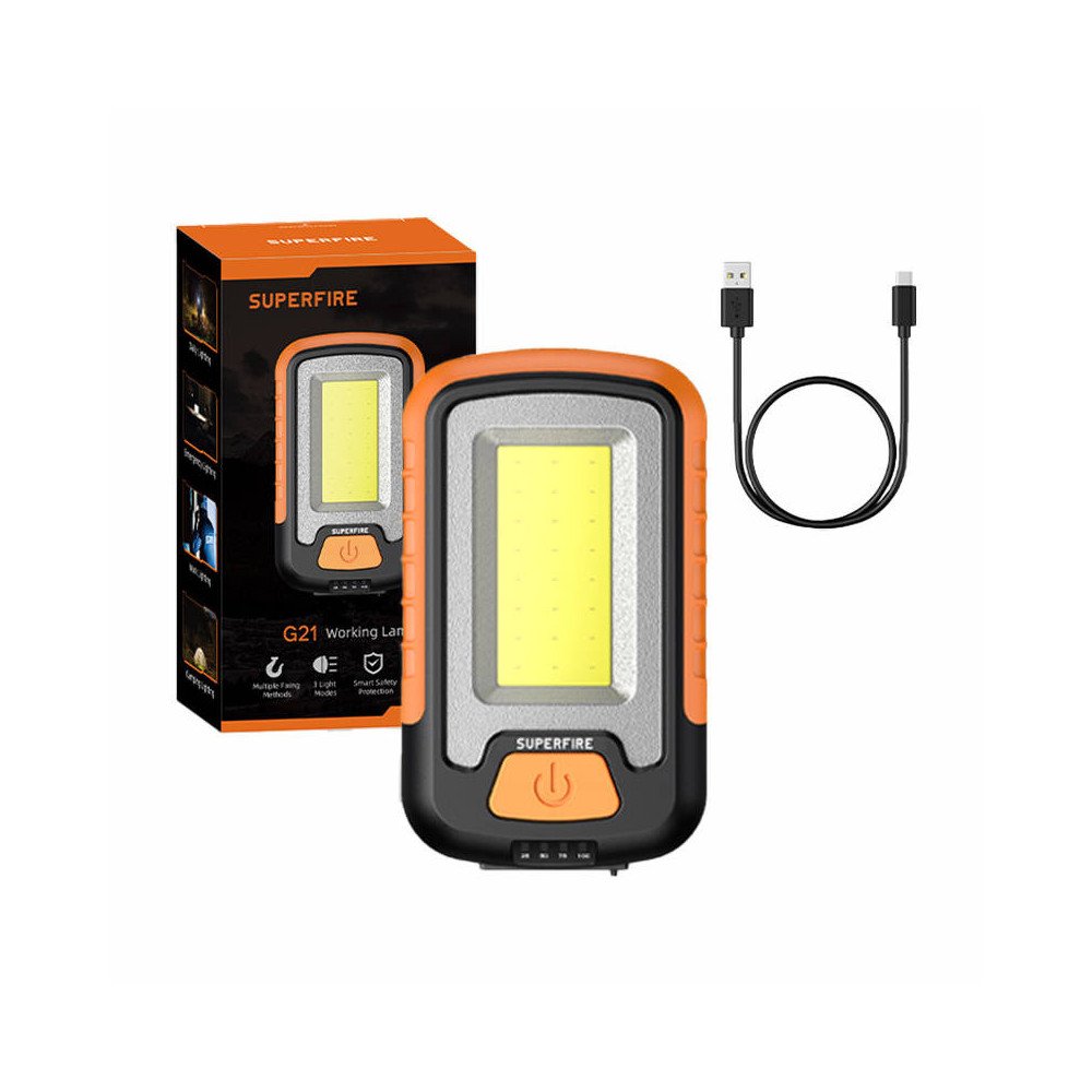 Superfire G21 workshop flashlight, 650lm, USB