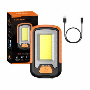 Superfire G21 tookoja taskulamp, 650lm, USB