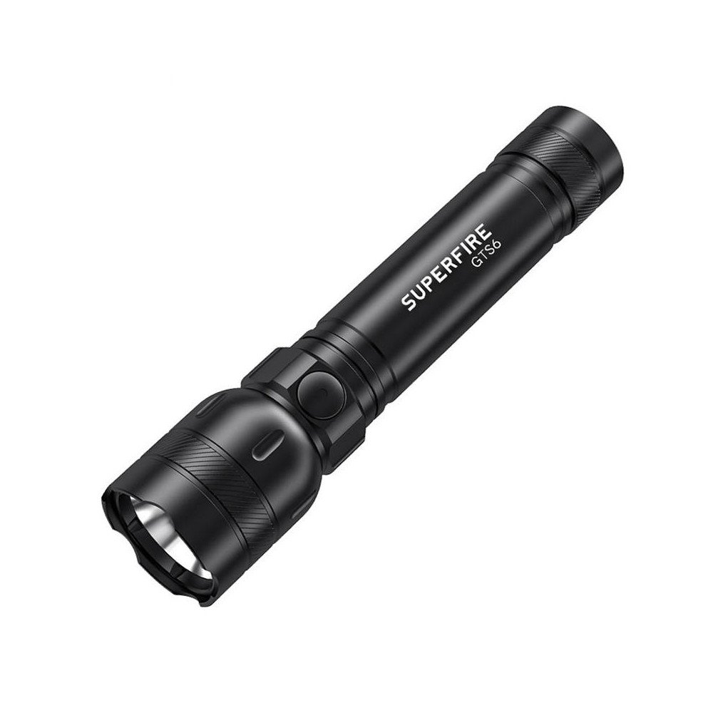 Superfire GTS6 flashlight, 360 lm, USB-C, 7W, 5 modes, 150m
