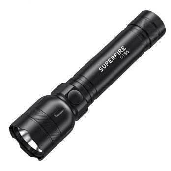 Superfire GTS6 flashlight, 360 lm, USB-C, 7W, 5 modes, 150m