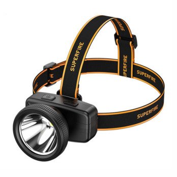 Superfire HL55 otsalamppu, 150 lm, USB-C, 4 tilaa, 270 m