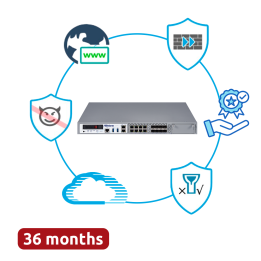 HILLSTONE HILL-A2815-PPRM-36 Ugunsmūris 1U 8 portu Gigabit