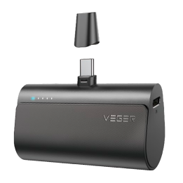 VEGER VG-W0556 5000mAh Power Bank Musta