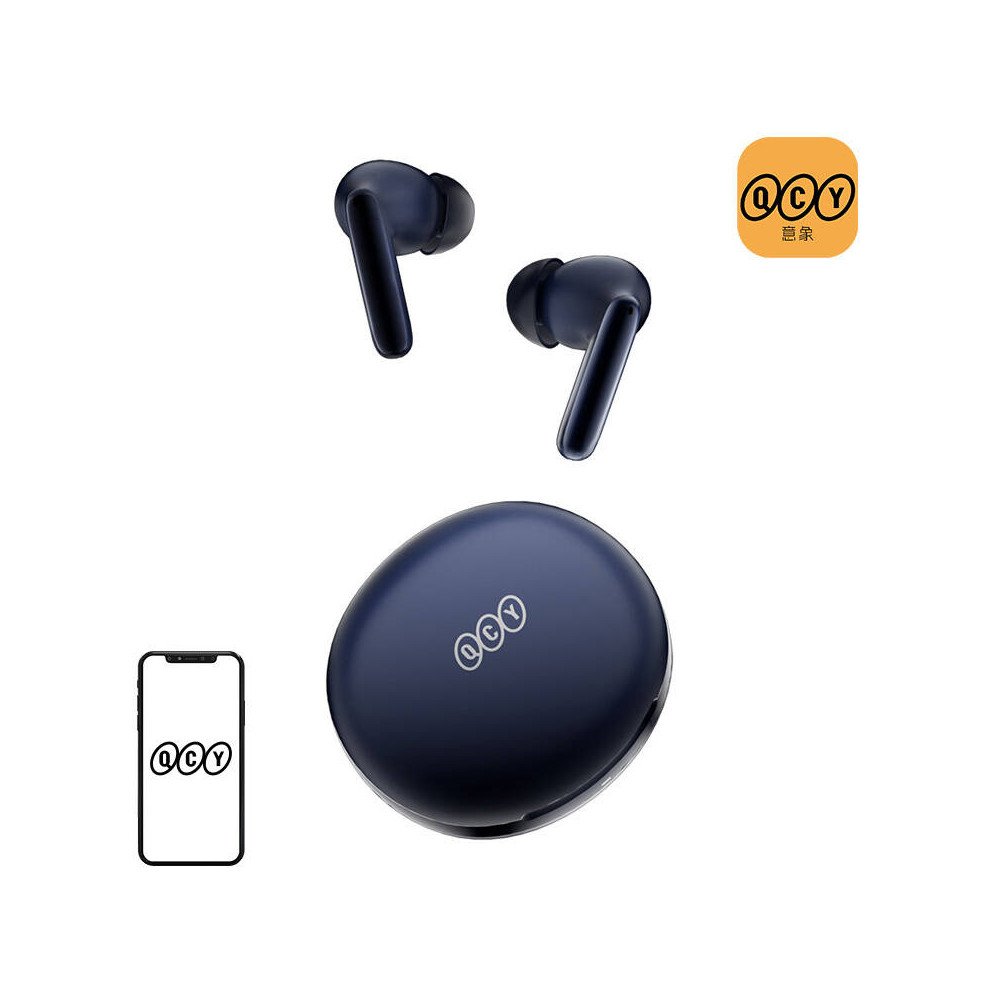 Earphones TWS QCY T13 ANC2, ANC (blue)