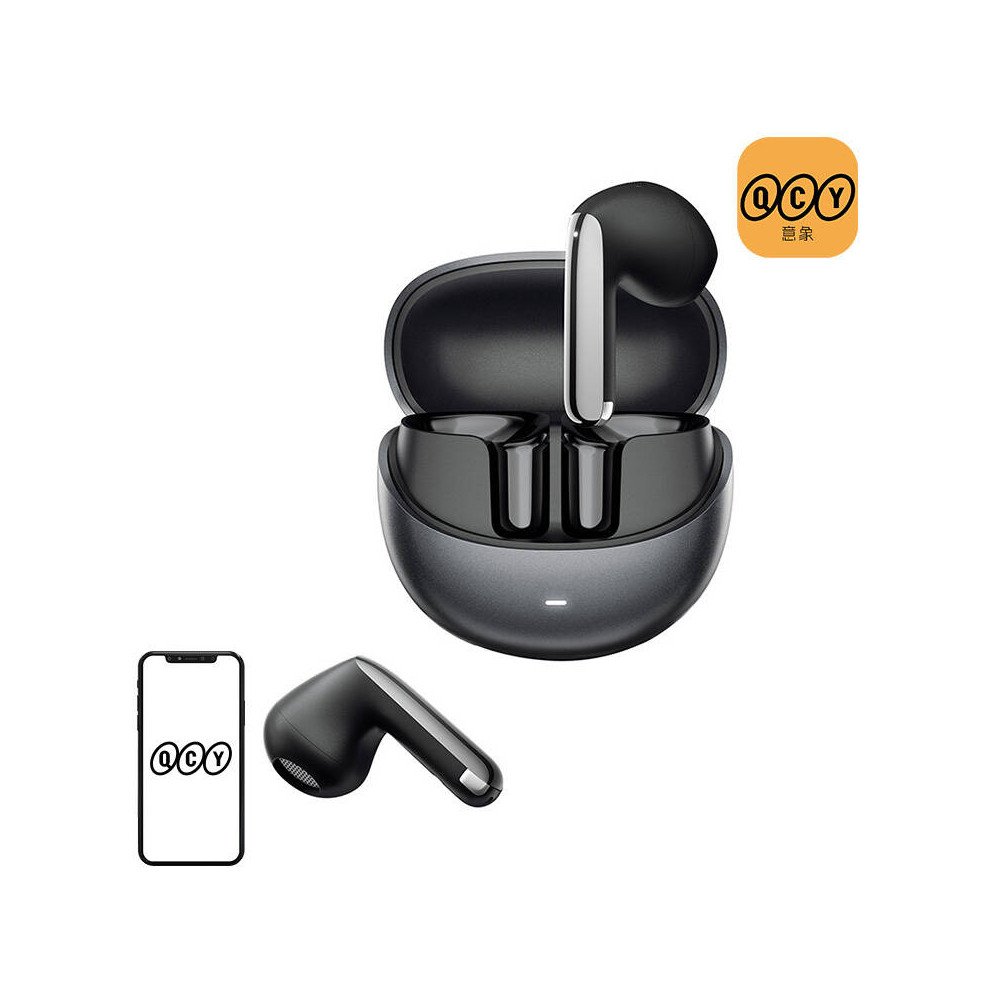 TWS QCY AilyBuds Pro+ HT10 Pro Headphones, ANC (black)