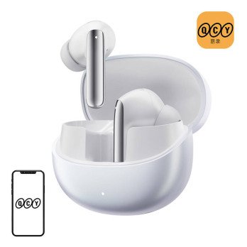 TWS QCY MeloBuds Pro HT08 korvaklapid, ANC (valged)