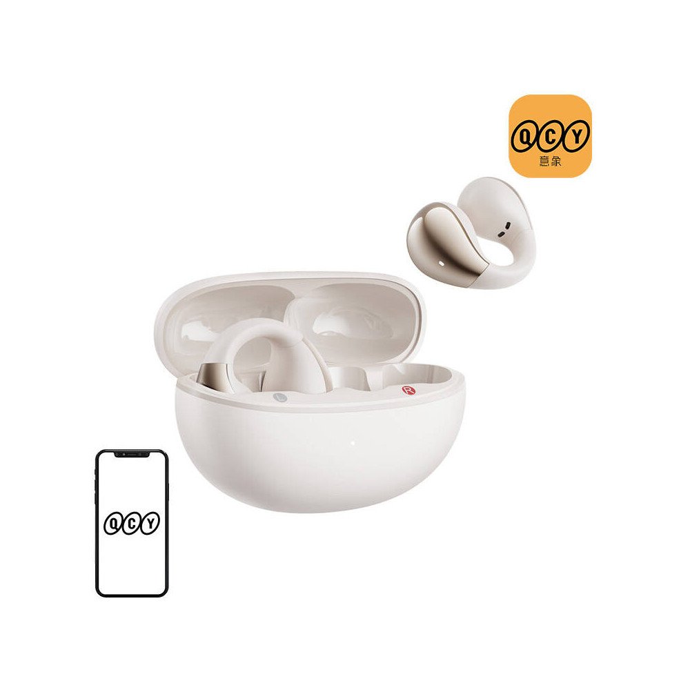 QCY Crossky Clip C30 ausines (baltos)