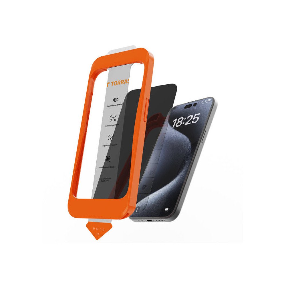 Torras Install Master ruditais stikls iPhone 16 Plus