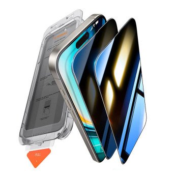 Torras Asenna Master Privacy Glass -lasi iPhone 16 Plus -puhelimeen