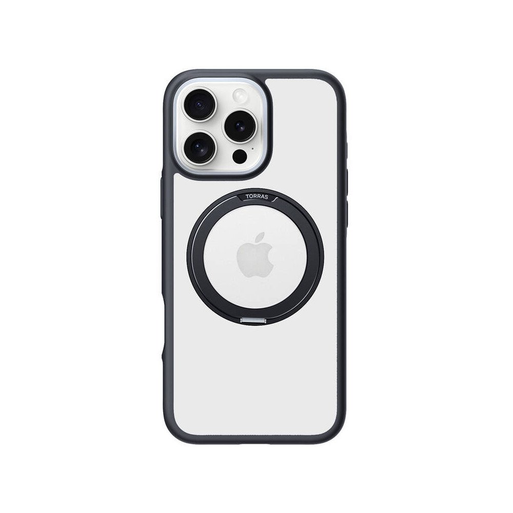 Torras Ostand R Fusion futralis iPhone 16 Pro (melns)