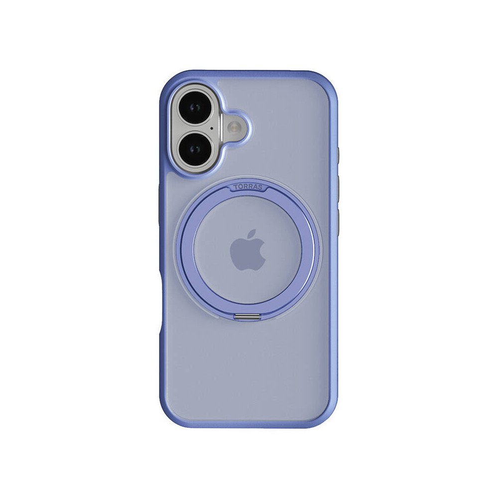 Torras Ostand Pro -kotelo iPhone 16:lle (sininen)