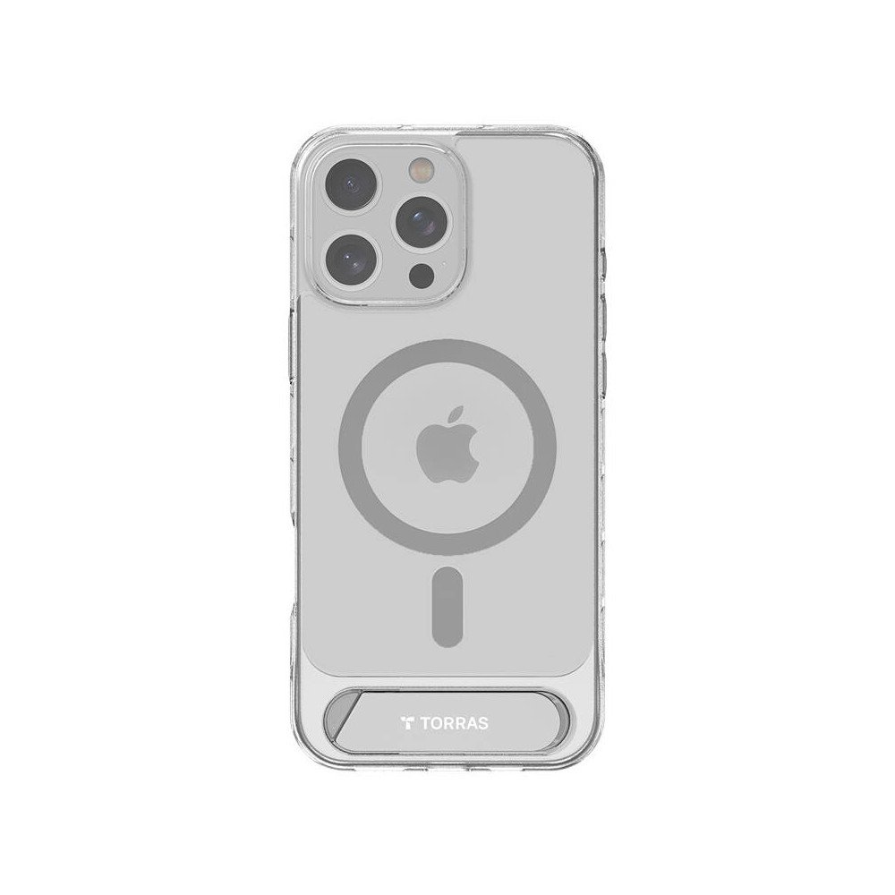 Torras Pstand serijos deklas, skirtas iPhone 16 Pro (skaidrus)