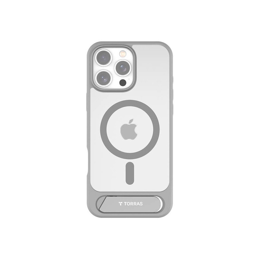 Torras Pstand Series Case for iPhone 16 Pro Max (gray)