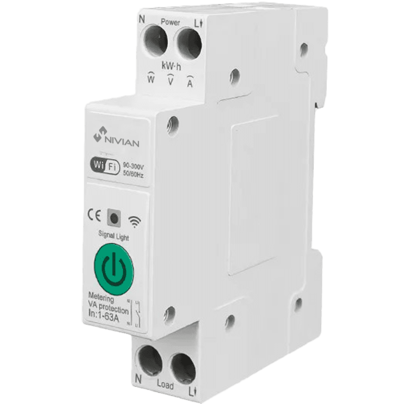 NIVIAN RETAIL NVS-ENERGYMETER65DIN-W 1 fāzes DIN