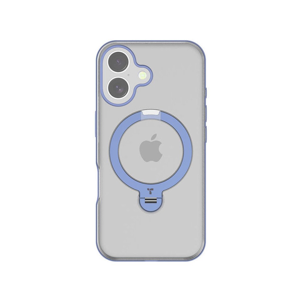 Torras Ostand Spin Case, skirtas iPhone 16 (melynas)