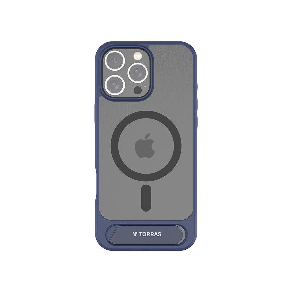 Torras Pstand Series Case for iPhone 16 Pro (Blue)