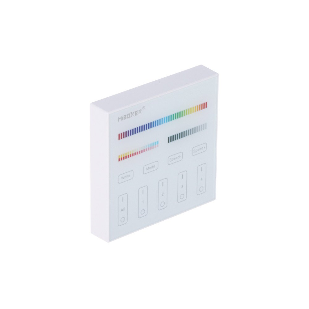 SIENINE NUOTOLINIO SKYDELE LED ASVIETIMO VALDIKLIUI B4 2,4 GHz, MONO, CCT, RGB, RGBW, RGBCCT (RGBWW) MiBOXER