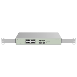REYEE RG-NBS3100-8GT2SFP-P-V2 valdomas Gigabit PoE+ jungiklis, 8 PoE+ prievadai, 2 SFP uplinks, 130 W