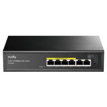 SWITCH POE FS1006P 4-PORTTIINEN CUDY