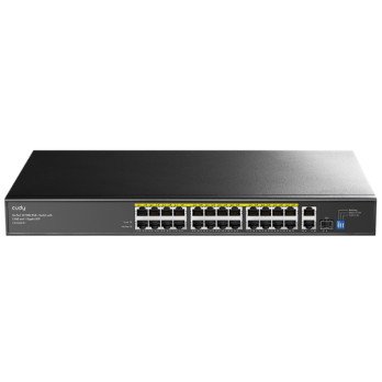 SWITCH POE FS1026PS1 24-PORTTINEN SFP CUDY