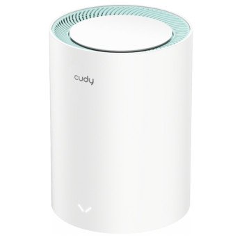 KOKO KODIN WI-FI-JARJESTELMA MESH M1300 (1-PACK) 2,4 GHz, 5 GHz, 300 Mbps + 867 Mbps CUDY