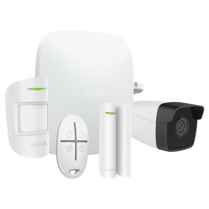 AJAX AJ-HUBKIT-W-CAM Smart Home Gateway White