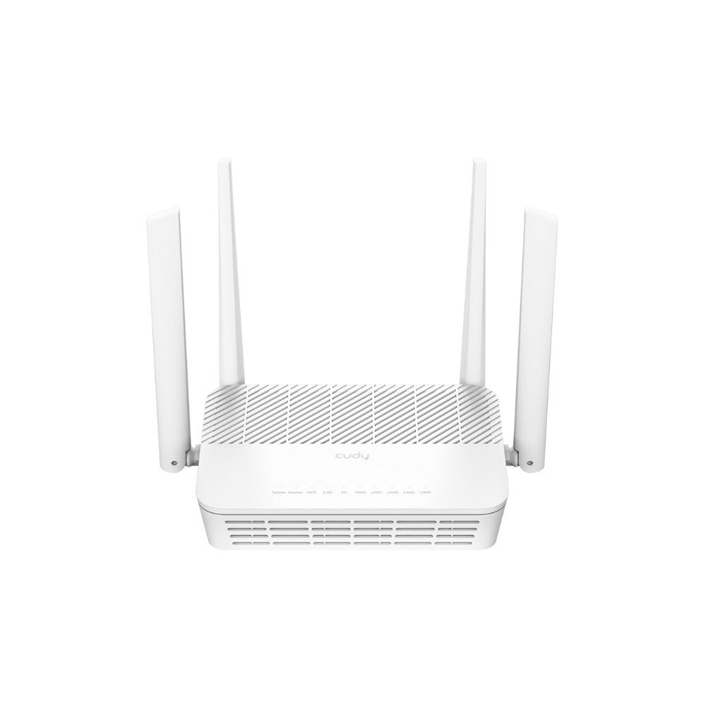 ROUTER WR3000H Wi-Fi 6 2,4 GHz, 5 GHz 574 Mbps + 2402 Mbps CUDY