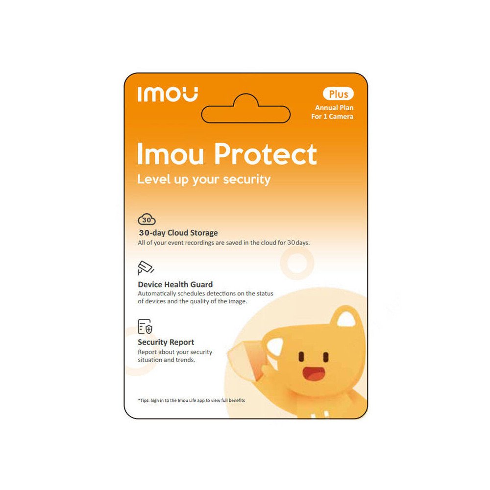 IMOU Protect Plus dovanu kortele (metinis planas)